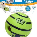Wobble Wag Giggle Ball, Interactive Dog Toy, Fun Giggle Sounds When Rolled or Shaken, Pets Know Best, As Seen On TV