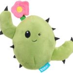 Barkbox Consuela the Cactus 2-in-1 Interactive Plush Dog Toy – Squeaky Dog Chew Toy with Crinkle Layers – for Large Dogs and Puppies