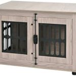 Amazon Basics Heavy Duty Dog Crate Furniture for Small to Medium Dogs, Wooden Dog House Dog Kennel Cage Indoor with Safety Lock, 38.5″ L x 26.8″ W x 25.6″ H
