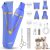 Small Dog Grooming Kit, 4 in 1 Electric Cordless Dog Paw Trimmer with Nail Grinder, Low Noise Dogs Nail Trimmers, IPX7 Waterproof Small Dogs Grooming Clippers for Paws, Ears, Face, Hip Hairl