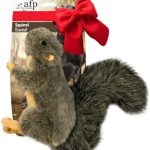ALL FOR PAWS Interactive Dog Squirrel Plush Squeaky Toy – Perfect Puppy Enrichment Toy, Large