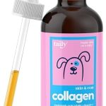 Taily Liquid Collagen for Dogs Skin and Coat Supplement, Cats | Taily Liquid Premium Grass-fed Collagen | Itch Relief for Dogs with Allergies, Biotin, Vitamin C and Hyaluronic Acid | Made in USA
