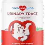 Cranberry for Dogs – 90 Soft Chews – Urinary Tract Support, Bladder Health, Dog UTI, Bladder Stones, Incontinence Support
