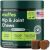 Wuffes Advanced Dog Hip and Joint Supplement with Glucosamine, Chondroitin, Omega 3, MSM, and Green Lipped Mussel, 60 Pork Flavored Chews for Small and Medium Dog Breeds