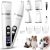 Dog Clippers for Grooming, 4 in 1 Dog Grooming Kit Hair Clipper with LCD Display, Dog Trimmer for Grooming, Dog Hair Trimmer for Paw Nail Grinder,Shaver Grooming Supplies for Pet Cats Dogs
