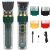 Pet Dog Grooming Kit Low Noise – Rechargeable Cordless Dog Clippers, IPX7 Waterproof Clippers with 4 Guide Combs & Stainless Steel Blade for Cats/Dogs/Small Animals