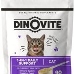 Dinovite for Cats Supplement – Immune + Digestive, Skin + Coat Support, Vitamins, Minerals, Omega 3, Enzymes, Probiotics. Reduces Shedding, Dry Skin, Itching, Stinking, Bald Spots, Seasonal Issues