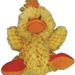KONG Duckie Dog Toy, Extra Small, Yellow