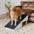 3-in-1 Dog Ramp Pet Stairs 18.9″x17.72″x19.29″ with Hidden Storage Ottoman, Anti-Slip Steps for Small, Medium, Large, Senior & Injured Pets, 220LBS for Bed & Sofa, Beige