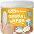 Paw Science Dog & Cat Teeth Cleaning Wipes – Dental Finger Wipes for Cats & Dogs – Pet Toothbrush & Tooth Brushing Kit – Effective Teeth Cleaner (Unscented)