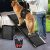 Zooba Dog Ramp for Car, 63″ long & 17.3″ wide Foldable Dog Ramp for SUV, Car, and Truck – 200 lbs Capacity, Anti-Slip Felt Surface, Pet Ramp with Dog Lift Harness for Large Dogs – Durable and Portable