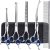 Gimars Titanium Coated Professional 6 in 1 4CR Stainless Steel Dog Grooming Scissors with Safety Round Tip, Heavy Duty Pet Grooming Scissor for Dogs, Cats and Other Animals