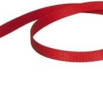 PetSafe Nylon Dog Leash Strong, Durable, Traditional Style Lead with Easy to Use Bolt Snap for Small, Medium and Large Dogs 3/4″ x 4′, Red
