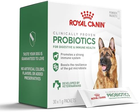 Royal Canin Probiotics for Dogs Digestive and Immune Health Powder Supplement for Dogs of All Ages, 30 Count