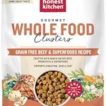 The Honest Kitchen Human Grade Whole Food Clusters Dry Dog Food – Grain Free Beef, 20 lb Bag