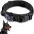 2026 Upgrade Waterproof AirTag Dog Collar, Military Tactical Dog Collar with AirTag Holder, Comfortable Control Handle and Metal Buckle, GPS Dog Collar Holder for Medium to Large Dogs (Black, XL)