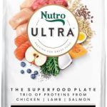 Nutro Ultra Dry Dog Food for Adult Dogs with a Trio of Proteins from Chicken, Lamb and Salmon, 4 lb. Bag