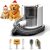 PUPPYOO Dog Grooming Vacuum& Dogs Grooming Kit, 5 in 1 Pet Grooming Vacuum with Pets Clipper Nail Grinder, 1.5L Dust Cup Dog Brush Vacuum Pets Grooming Tools for Shedding Pet Hair, Home Cleaning