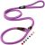 TwoEar 6FT Slip Lead Dog Leash, Heavy Duty Slip Leash for Dogs with Highly Reflective, Strong Rope Slip Leads No Pull Pet Training Leashes for Large Medium Dogs (1/2″, Purple)