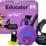 Educator ME-300 Micro E Collar for Dog Training with Remote – 1/3 Mile Range, Waterproof, 100 Blunt Stimulation Levels, Tone or Vibration Mode, Night Tracking Light for Small, Medium & Large Dogs