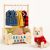 Wooden Dog Clothes Closet for Small Dogs, Pet Wardrobe with Hanging Rod & 10 Hangers, Clothing Rack & Toy Storage for Chihuahua Yorkie Pomeranian, DIY Name Plates, for Dog Moms