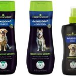 FURminator deShedding Kit, deShedding Shampoo, deShedding Conditioner, deShedding Waterless Spray, For Dogs, 40.5 oz (Set of 3)