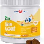 Omega 3 Fish Oil for Dogs – with Omega 3, 6, and 9, Vitamin E for Dog Shedding, Itchy, Dry Skin, Joint & Heart Support (Soft Chews)
