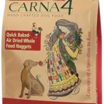 CARNA4 Air Dried Dog Food, Chicken Recipe, Quick Baked Whole Food Nutrition with Sprouted Seeds, Natural Probiotics & Enzymes, No Synthetics – 22 Pound