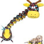 Tough Indestructible Dog Toys for Aggressive Chewers, Durable Dog Chew Toys for Large Breeds With Cotton Material & Crinkle Paper, Aggressive Chew Toys for Dogs