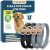 Flea and Tick Collar for Dogs 4 Pack, 32 Months Prevention, Waterproof, Adjustable for Small Medium Large Dogs Puppies (Black and Grey)