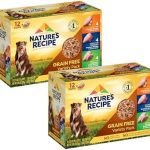 Nature’s Recipe Grain Free Chicken Recipe, Chicken & Venison Recipe and Chicken & Duck Recipe in Savory Broth Variety Pack Wet Dog Food, 12-2.75 oz. Cups, 2 Count