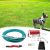 100FT Dog Run for Yard Heavy Duty with 10FT Tie Out Cable, Outdoor Leash Trolley System for Large Dog to 300Lbs